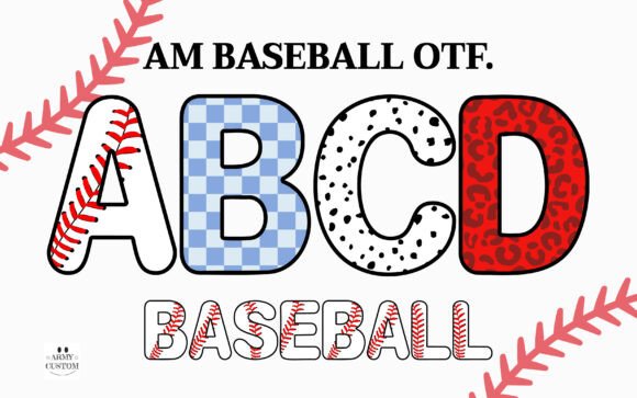 Am Baseball Set: A Sporty Typeface with Unexpected Elegance
