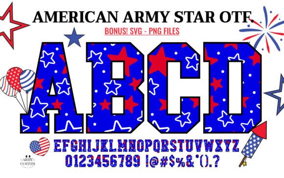 American Army: Typography That Captures Patriotic Spirit
