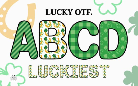 Army Lucky: A Festive Typeface for Irish-Themed Designs