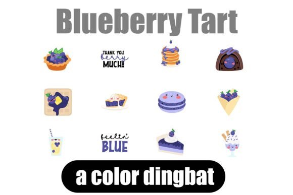 Blueberry Tart Color: A Sweet Design Asset for Modern Creators