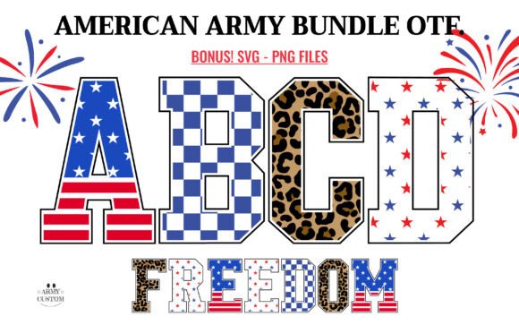 Celebrate with Typography: The American Bundle Font