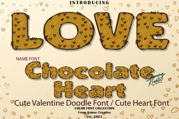 Chocolate Heart: A Sweet Typeface for Handmade Design Projects