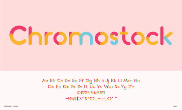Chromostock: A Modern Typeface for Bold, Creative Brands