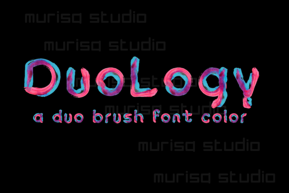 DuoLogy: A Bold Color Font for Modern Creators