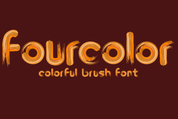 Fourcolor: The Brush Font That Brings Your Brand to Life