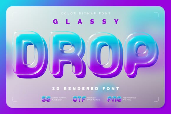 Glassydrop: The Liquid Typeface Making Waves in Modern Design