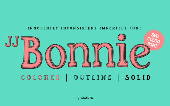 JJ Bonnie: The Playful Color Font for Creative Projects