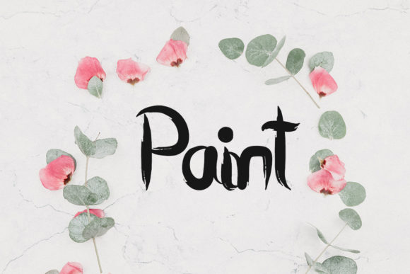 Paint: A Brushed Color Font for Authentic, Hand-Crafted Designs