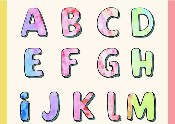 Serenity: A Color Font That Turns Every Letter into a Miniature Painting