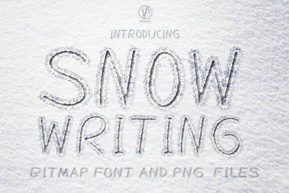 Snow Writing: A Display Font That Captures Winter's Magic