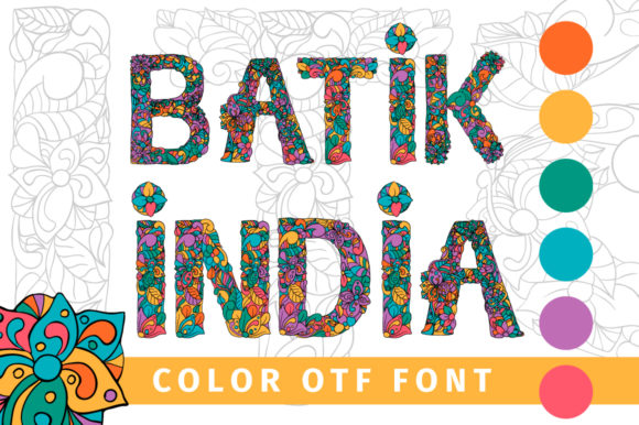 Unleash Vibrant Creativity with the Batik India Font