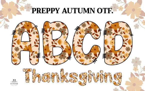 Warm Up Your Designs with Preppyautumn Floral